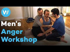 Dealing with anger in a natural way at a men's group anger workshop (Documentary excerpt)