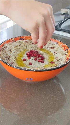 Arabic Mutabbal 🍆 #arabicfood #mutabal #babaganoush