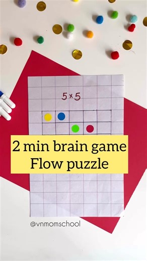 30K views · 242 reactions | Flow puzzle ! No prep brain game ! Follow...