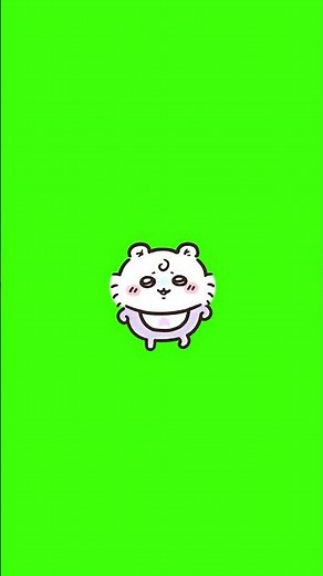 【素材】Chiikawa baby(モモンガ)👶 #ちいかわ #chiikawa #吉伊卡哇 #赤ちゃん #greenscreen