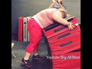 Olympic Weightlifter Holley Mangold Epic Box-Jump Fail