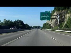 Middlesex Freeway (Interstate 287 Exits 57 to 47) southbound