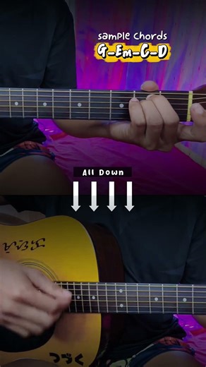 Simplest Strumming Pattern #guitartutorial