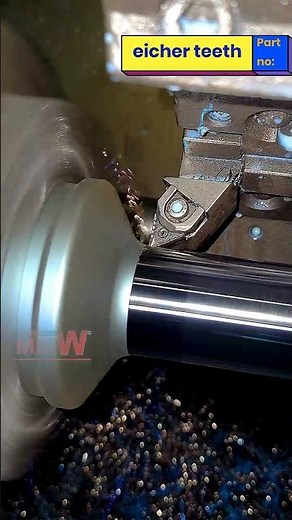 Perfect Metal Teeth Cutting | High-Speed CNC Finishing Process #precision #automotive