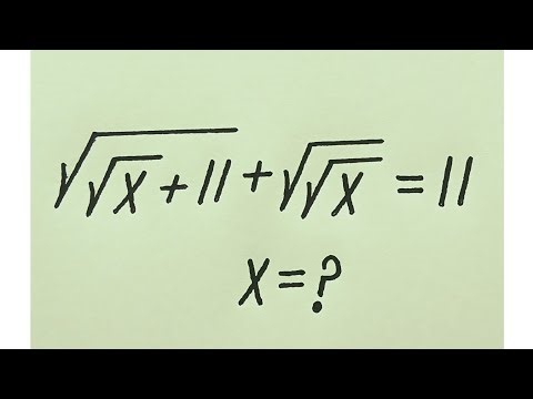 An Outstanding Algebraic Equation | 95% Failed to Crack this | x=?