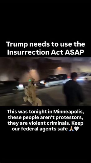 Trump needs to use the Insurrection Act ASAP to keep all our federal agents safe🙏🏼🤍 #ice #insurrectionact #minneapolis #minnesota #fyp | Jake Ryan