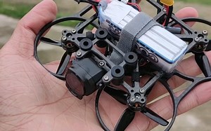 不到100g的o3 2寸圈圈机试飞 画面丝滑 起飞油门28