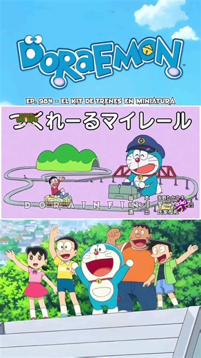 Doraemon Ep. 984 - El Kit de Trenes en Miniatura!!! 🚅 #doraemon #capituloscompletos #castellano #nobita #Anime
