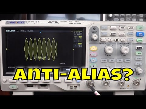 Oscilloscope Anti Alias?