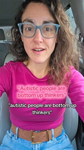 Nicole Filippone, Autistic Advocate & Author on Instagram: ""Autistic people are bottom up thinkers" #latediagnosedautistic #autisticadult #autismawareness"