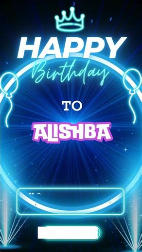 Happy Birthday Alishba - Alishba birthday Whatsapp Status