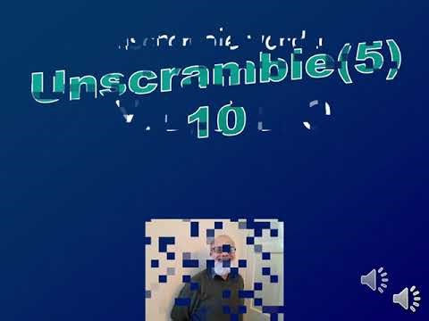 Unscramble 5 10https://www.youtube.com/@mohammedatteeqanwaraneducation/videos