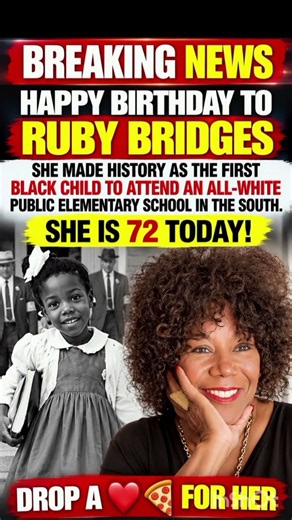 Ruby Bridges Turns 72! ❤️ The Little Girl Who Changed American History