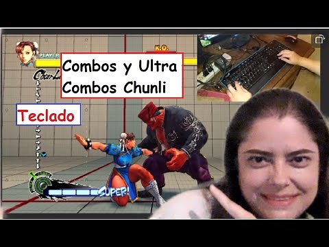 Street Fighter IV Chun-li Combos and Ultra Combos Guide | Keyboard 😼 ✔