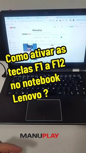 Como ativar as teclas F1 a F12 no notebook Lenovo? #lenovo #notebook
