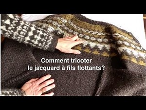 Knitting jacquard with floating yarns