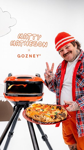 Gozney | Outdoor Pizza Ovens on Instagram: "“WELCOME TO CAMP MATTY’S WORLD! ME AND TOM GO WAY BACK AND IMAGINE TWO GREAT MINDS MASHED INTO ONE GREAT THING I LOVE YOU I LOVE TOM I LOVE THE OUTDOORS I LOVE GOZNEY I LOVE TO COOK OUTDOORS IN THE GOZNEY WITH TOM! THIS SPECIAL EDISH MATTY MATHESON TREAD IS FOR YOU GET OUT THERE AND MAKE SOMETHING! LOVE, MATTY” Dropping 18 June 9AM MDT at Gozney.com and select retailers. Hit the (🔗 ) in bio to explore the full Matty Matheson x Gozney limited-edition c