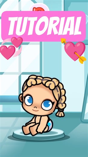 tutorial del peinado de mi bebé #avatarstory #avatarfranchise #avatarworld #avatarfranchise