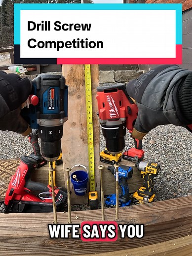 Drill Screw Competition: DeWalt vs Milwaukee Showdown