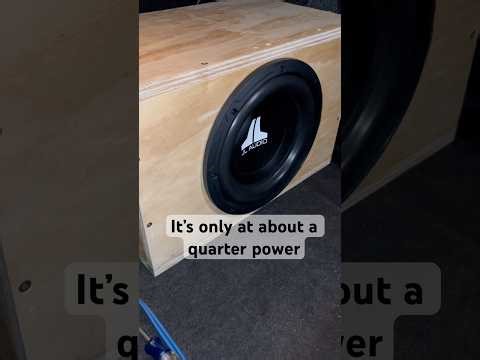 Jl audio 10w0v3-4 in a sealed box! Sounds great! #audio #caraudio #car #music #civic #honda #budget