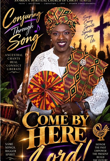🗣️ COME BY HERE, MY LORD! 🔥 When Our Ancestors Chanted, Heaven Had to Listen! Beloveds, before there were social media, microphones, praise teams, and polished performances—there was a people who knew how to CONJURE THROUGH SONG! 🙌🏾🔥 “Come By Here, My Lord” wasn’t merely something to sing. It carried prayer, longing, survival, resistance, hope, and spiritual power. Some songs entertain you. Some songs inspire you. And some chants CALL SOMETHING INTO THE ROOM. 🪘🔥🕯️ This is Conjuring Throu