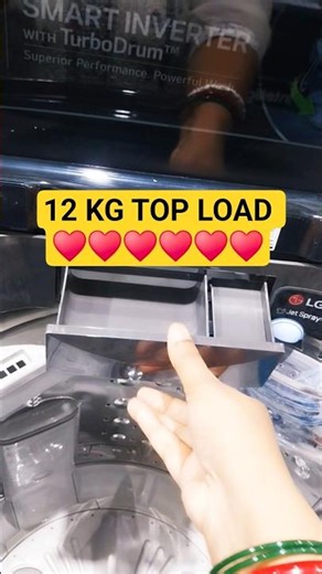 LG 12 KG Top Load Washing Machine | T12SJMB1Z #Washing Machine #Shorts