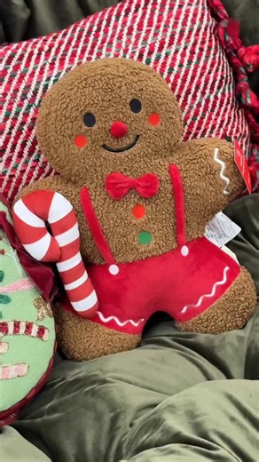 Deck your sofa with snug seasonal statements that are as cute as they are cuddly 🎅🛋️✨ Shop pillows at the link in our bio. | World Market