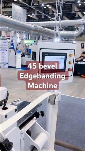 45 bevel edgebanding machine #edgebander #edgebandingmachine