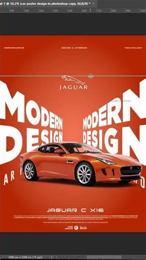 How to Create a Professional Car Poster in Photoshop 🏎️ | Step-by-Step Tutorial