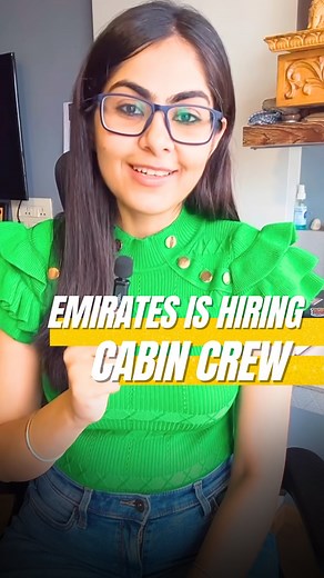 Kanika Gandhi | Cabin Crew Educator| Interview Coaching on Instagram: "Emirates is hiring Cabin Crew In India. Requirements are mentioned here: 1. Mandatory 1 Year Of Customer Service Experience is Required. 2. Fluent in English and Hindi As Language 3. Pleasing Personality Remember, You will only get Selected if you are Extraordinarily Talented and Highly Skilled For International Airlines. Our Students are Working Internationally And We have been able to help Many more. Join our 1 Day Online e