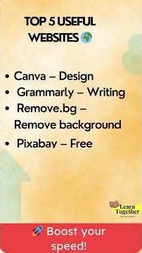 Top 5 Useful Websites You Must Know 🌍🔥