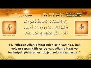 72 Sure Cinn Suresi