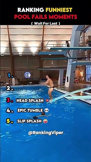 Ranking Most Embarrassing Pool Fails Moments