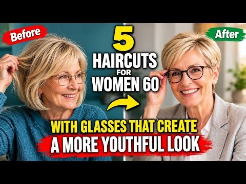 5 Haircuts for Women Over 60 With Glasses That Create a More Youthful Look