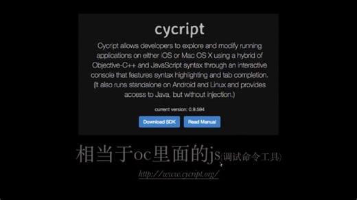 逆向工具Cycript的使用和砸壳