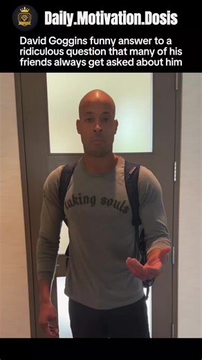 David Goggins’ funny response to a ridiculous question his friends always get asked about him. Instead of getting annoyed, he laughs it off and answers in classic Goggins fashion — blunt, sarcastic, and self-aware. A rare light moment that shows even with all the intensity, he knows how absurd some of the myths around him have become. #mentality #motivation #mindset #discipline #goggins