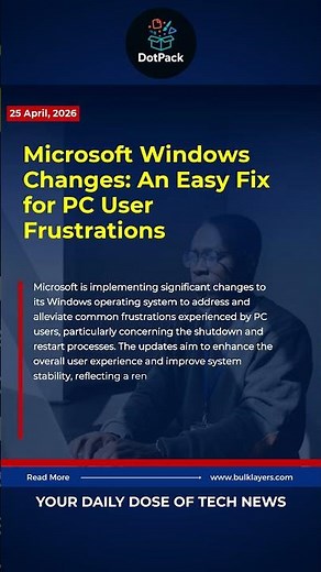 Microsoft Windows Changes: Solving PC Frustrations with Shutdown & Restart