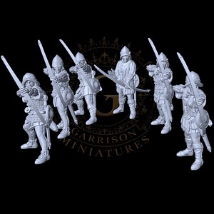 Scots Longbowmen: 28mm Wargaming Miniatures