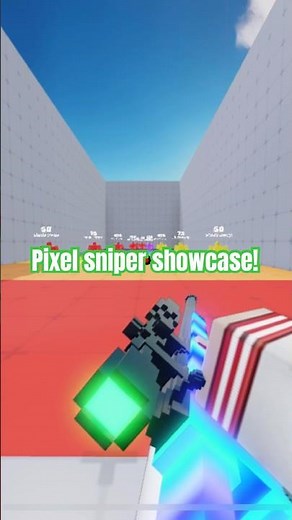 Pixel sniper showcase in Roblox rivals! #robloxrivals