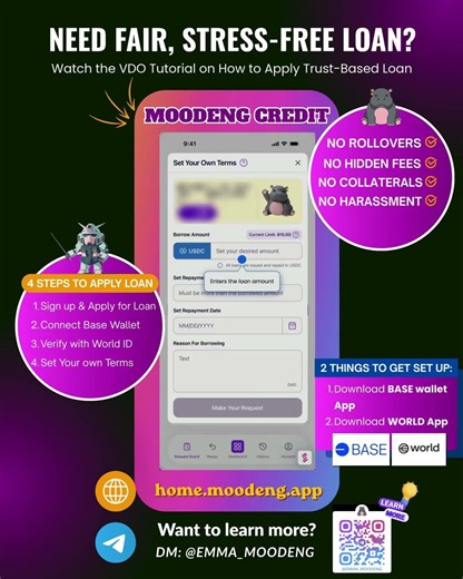 Ways to Get Fair, Stress-Free Loans with Moodeng Credit! 🦛#moodengcredit #ofwinjapan #StressFreeLoan