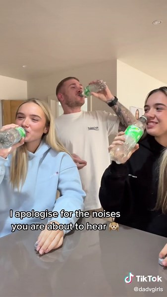 Dad V Girls (@dadvgirls) - No Burp Sprite Challenge! Can You Drink It All?
