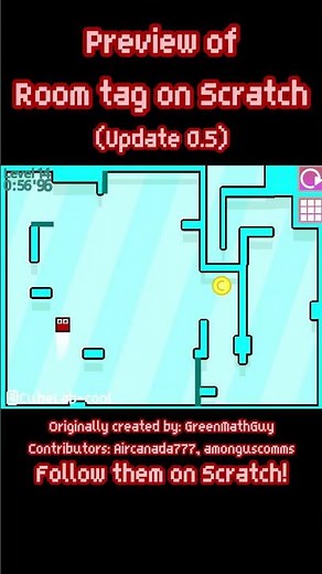 Room Tag V0.5 on Scratch! Comment ideas to add in the game! Scratch project is in the description.