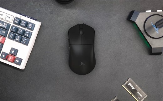 卷起来！3395的无线三模、58克轻量化---Darmoshark M3