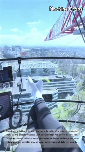 Tower Crane Operator Life High Rise Views #worker
