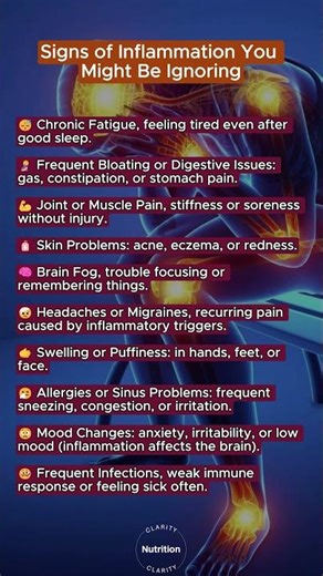 🔥Signs Your Body Is Inflamed