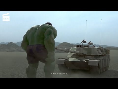 Hulk: The tanks scene