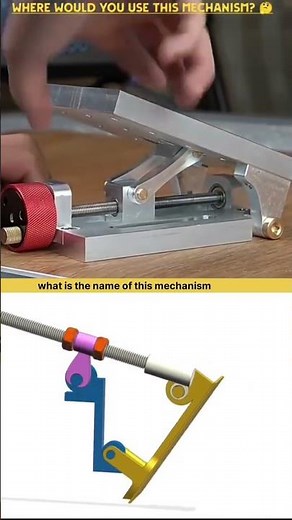 How a Scissor Lift & Lab Jack Mechanism Works | Mechanical Engineering Explained#automobile #machine