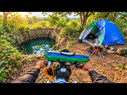 🏕️ Solo Camping in the Wild 🌿🔥 | First Person POV Camping ASMR 4K