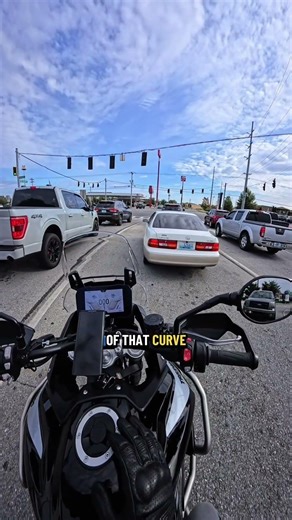 Making a left at a double turn lane on a motorcycle. #biker #bikelife #motorcycle #motorbike #moto