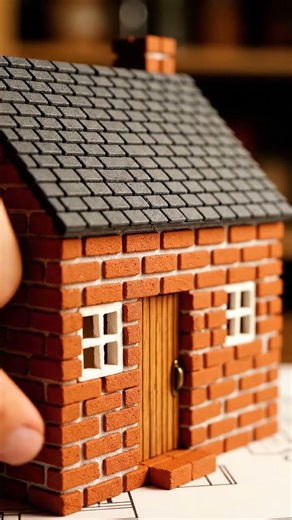 "Watch This Brick Mini House Transform: Unbelievable Tiny Home Building DIY!"